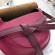 LOEWE Small Gate bag in soft calfskin(Purple) 321.54.T20 - 4