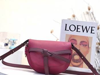 LOEWE Small Gate bag in soft calfskin(Purple) 321.54.T20