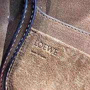 LOEWE Small Gate bag in soft calfskin(Brown) 321.54.T20 - 4