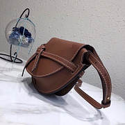 LOEWE Small Gate bag in soft calfskin(Brown) 321.54.T20 - 2