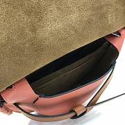 LOEWE Small Gate bag in soft calfskin (Shrimp Pink) 321.54.T20 - 3