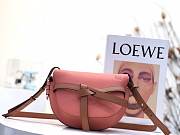 LOEWE Small Gate bag in soft calfskin (Shrimp Pink) 321.54.T20 - 1