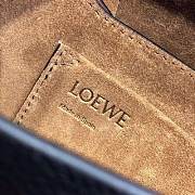 LOEWE Small Gate bag in soft calfskin (Black_Brown) 321.54.T20 - 2