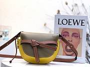 LOEWE Small Gate bag in soft calfskin (Matcha) 321.54.T20 - 1
