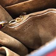LOEWE Small Gate Top Handle bag in soft grained calfskin (Red Lychee) 321.12.U61 - 6