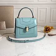 BVLGARI Serpenti Forever Crossbody Bag (Blue) - 1