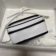 CHANEL Mini Messenger Bag (White_Black) AS2465 B05440 C0200 - 4