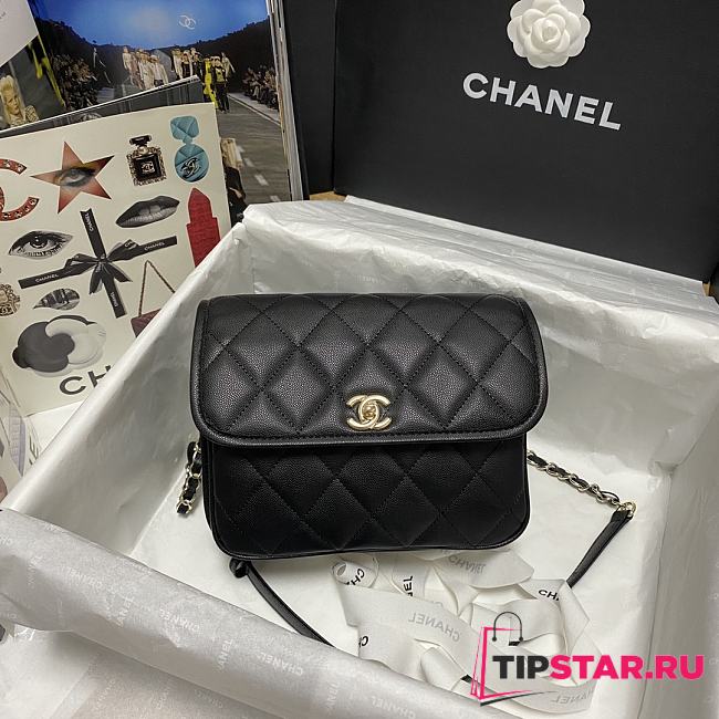 CHANEL Small Messenger Bag (Black) AS2447 B05440 94305 - 1