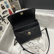 CHANEL Mini Messenger Bag (Black) AS2465 B05440 C0200 - 6