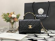 CHANEL Mini Flap Bag With Top Handle (Black) AS2477 B05514 94305 - 1