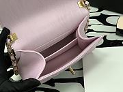 CHANEL Mini Flap Bag With Top Handle (Pink) AS2477 B05514 94305 - 6