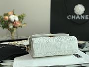 CHANEL Mini Flap Bag With Top Handle (White) AS2477 B05514 10601 - 2