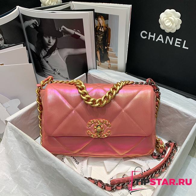 CHANEL 19 Handbag (Pink) AS1160 B05092 NB805 - 1