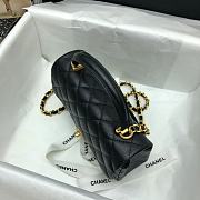 Chanel Mini Flap Bag With Top Handle (Black) AS2431 B05607 94305 - 2