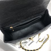Chanel Mini Flap Bag With Top Handle (Black) AS2431 B05607 94305 - 4