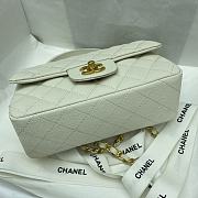 Chanel Mini Flap Bag With Top Handle (White) AS2431 B05607 10601 - 3