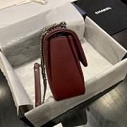 Chanel Large Classic Handbag (Burgundy) A58600 Y04059 NC635 - 4