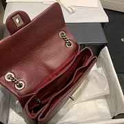 Chanel Large Classic Handbag (Burgundy) A58600 Y04059 NC635 - 2