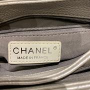 Chanel Large Classic Handbag (White) - 2