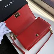 CHANEL Boy Chanel Handbag (Red) - 4