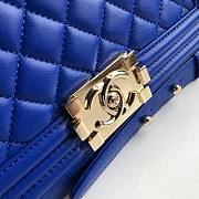 CHANEL Boy Chanel Handbag (Blue) - 3