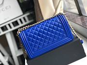 CHANEL Boy Chanel Handbag (Blue) - 5