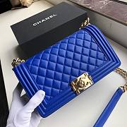 CHANEL Boy Chanel Handbag (Blue) - 2