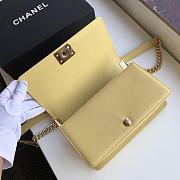 CHANEL Boy Chanel Handbag (Light Yellow) - 3