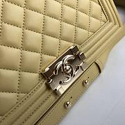 CHANEL Boy Chanel Handbag (Light Yellow) - 6