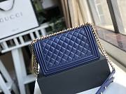 CHANEL Boy Chanel Handbag (Dark Blue) A67086 B02264 N5947 - 3