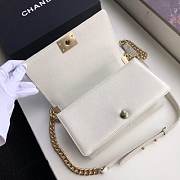 CHANEL V Boy Chanel Handbag (White) - 2