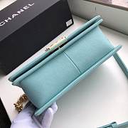 CHANEL V Boy Chanel Handbag (Light Blue) - 2