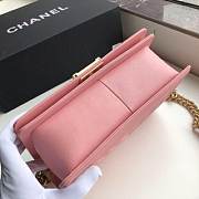 CHANEL V Boy Chanel Handbag (Light Pink) - 3