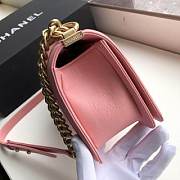 CHANEL V Boy Chanel Handbag (Light Pink) - 6