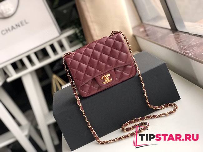 CHANEL Mini Flap Bag (Red Rouge) - 1