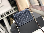 CHANEL Mini Flap Bag (Dark Blue) - 5