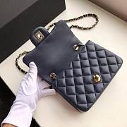 CHANEL Mini Flap Bag (Dark Blue) - 3
