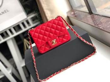 CHANEL Mini Flap Bag (Red)