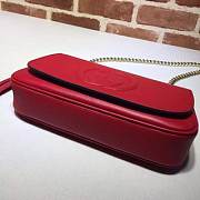 GUCCI Soho Small Leather Disco Bag (Red) 336752 - 6