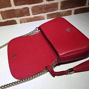 GUCCI Soho Small Leather Disco Bag (Red) 336752 - 2