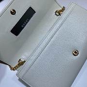 GUCCI Horsebit 1955 wallet with chain (White) 621888 - 2