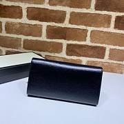 GUCCI Horsebit 1955 wallet with chain (Black) 621888 - 6