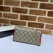 GUCCI Horsebit 1955 wallet with chain (Red) 621888 - 3