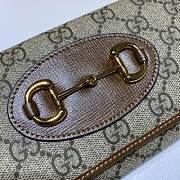 GUCCI Horsebit 1955 wallet with chain (GG Supreme) ‎621892 92TCG 8563 - 2