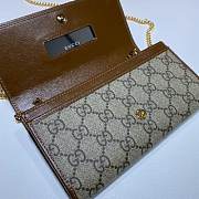 GUCCI Horsebit 1955 wallet with chain (GG Supreme) ‎621892 92TCG 8563 - 3
