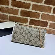 GUCCI Horsebit 1955 wallet with chain (GG Supreme canvas ) ‎‎621892 92TCG 9761 - 6