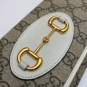 GUCCI Horsebit 1955 wallet with chain (GG Supreme canvas ) ‎‎621892 92TCG 9761 - 3