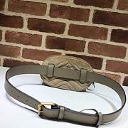 GUCCI GG Marmont matelassé leather belt bag (Khaki Cashmere) 476434 - 3