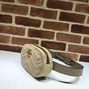 GUCCI GG Marmont matelassé leather belt bag (Khaki Cashmere) 476434 - 6
