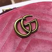 GUCCI GG Marmont matelassé leather belt bag (Pink Velvet) 476434 - 5